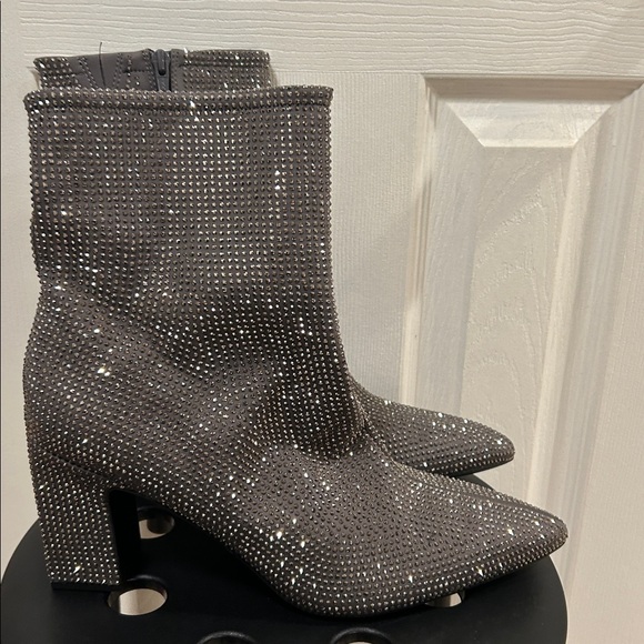 Rhinestone Ankle Boots Size 12 - Picture 4 of 9